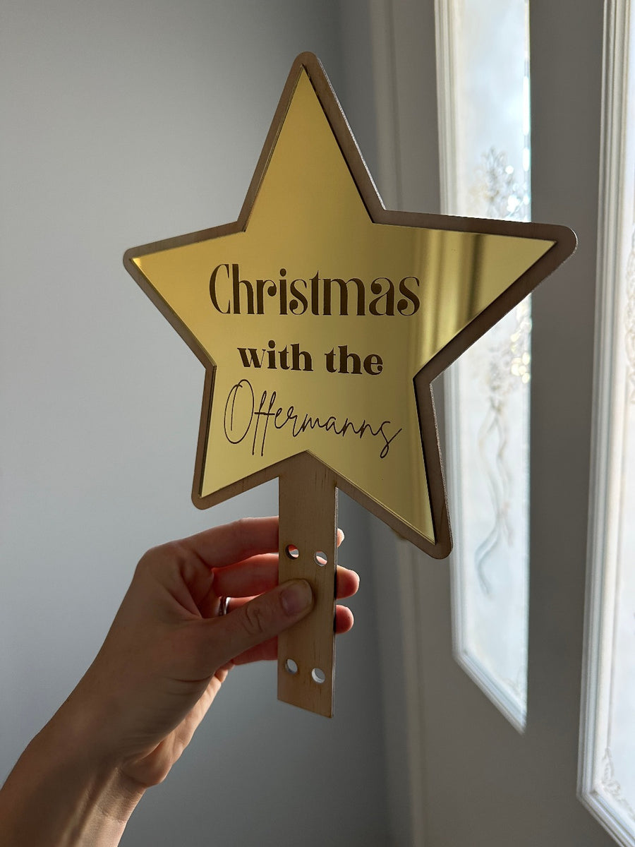 Christmas Star Tree Topper littleemandco