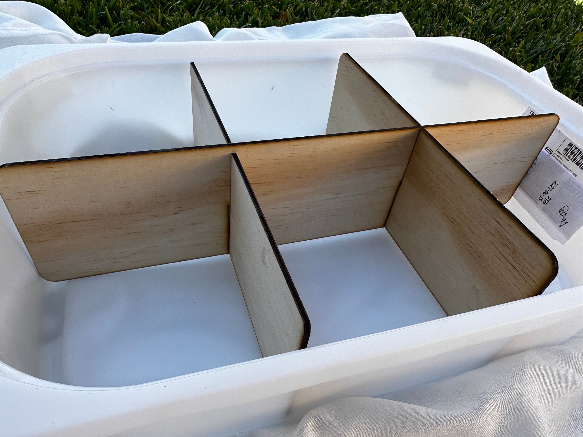 Sensory Tub Dividers Large Box Style littleemandco