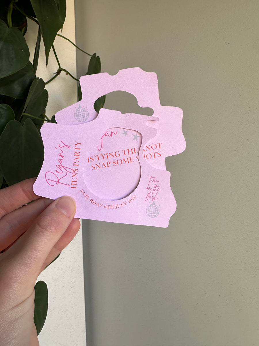 Personalised disposable camera sticker cover littleemandco