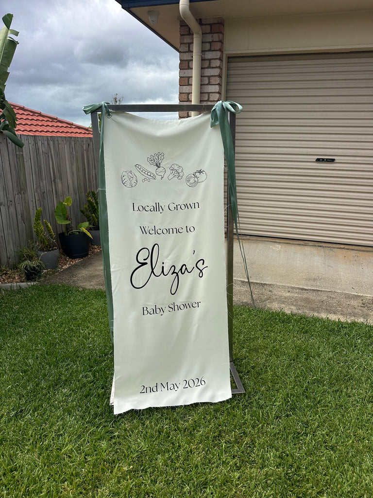 Linen Event Signage – littleemandco